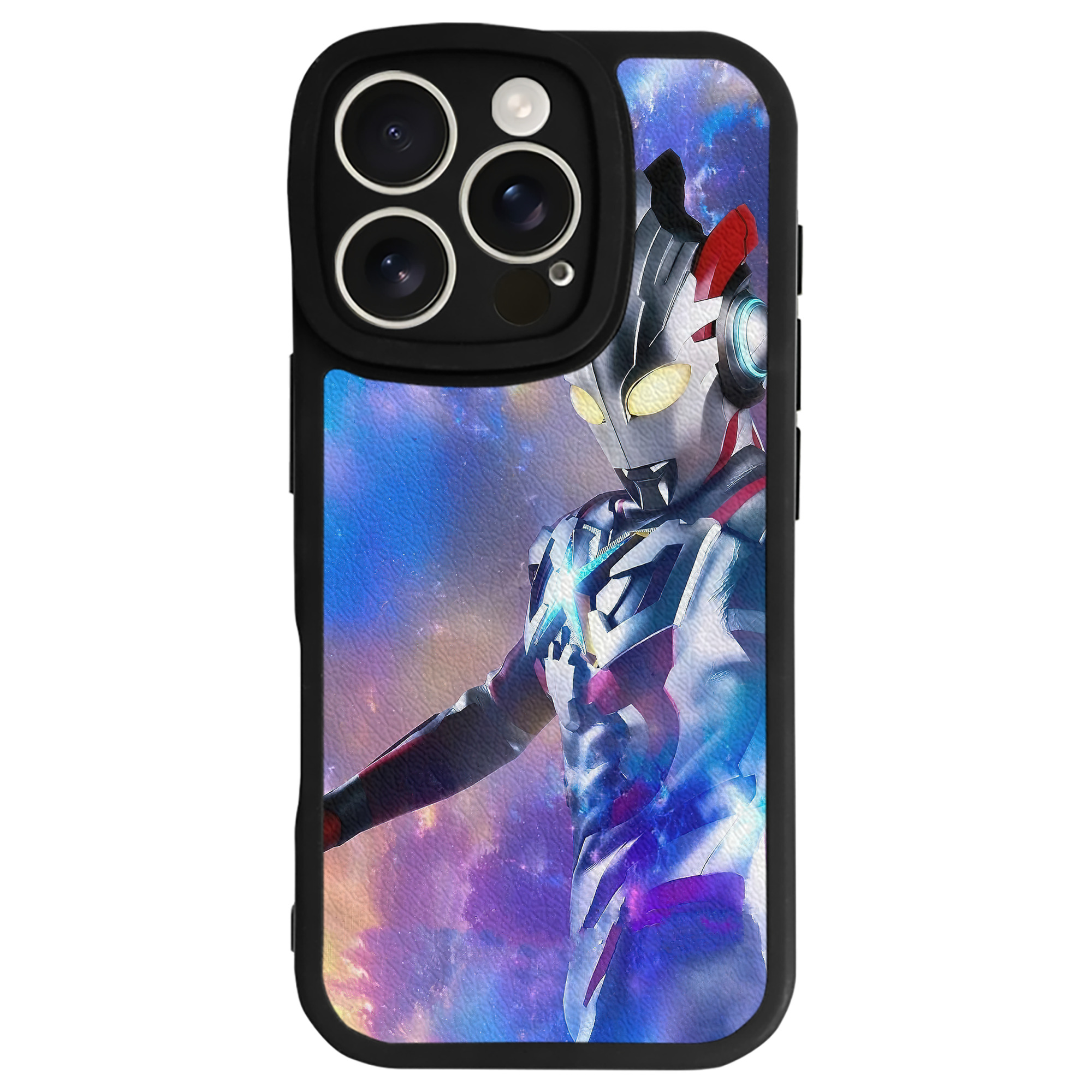 （画像用） ウルトラマン Ultraman 【iPhone 16シリーズ対応】シリコンスマホケース（レザー調） 材質：シリコン